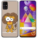 Funda Gel Tpu para Samsung Galaxy M31s diseño Leon Dibujos