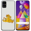 Funda Gel Tpu para Samsung Galaxy M31s diseño Leones Dibujos