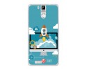 Funda Gel Tpu para Oukitel K6000 / K6000 Pro Diseño Cohete Dibujos