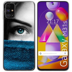 Funda Gel Tpu para Samsung Galaxy M31s diseño Ojo Dibujos