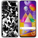 Funda Gel Tpu para Samsung Galaxy M31s diseño Snow Camuflaje Dibujos