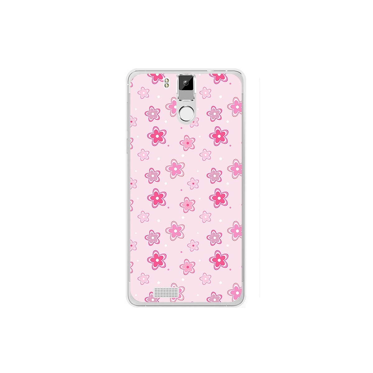 Funda Gel Tpu para Oukitel K6000 / K6000 Pro Diseño Flores Dibujos
