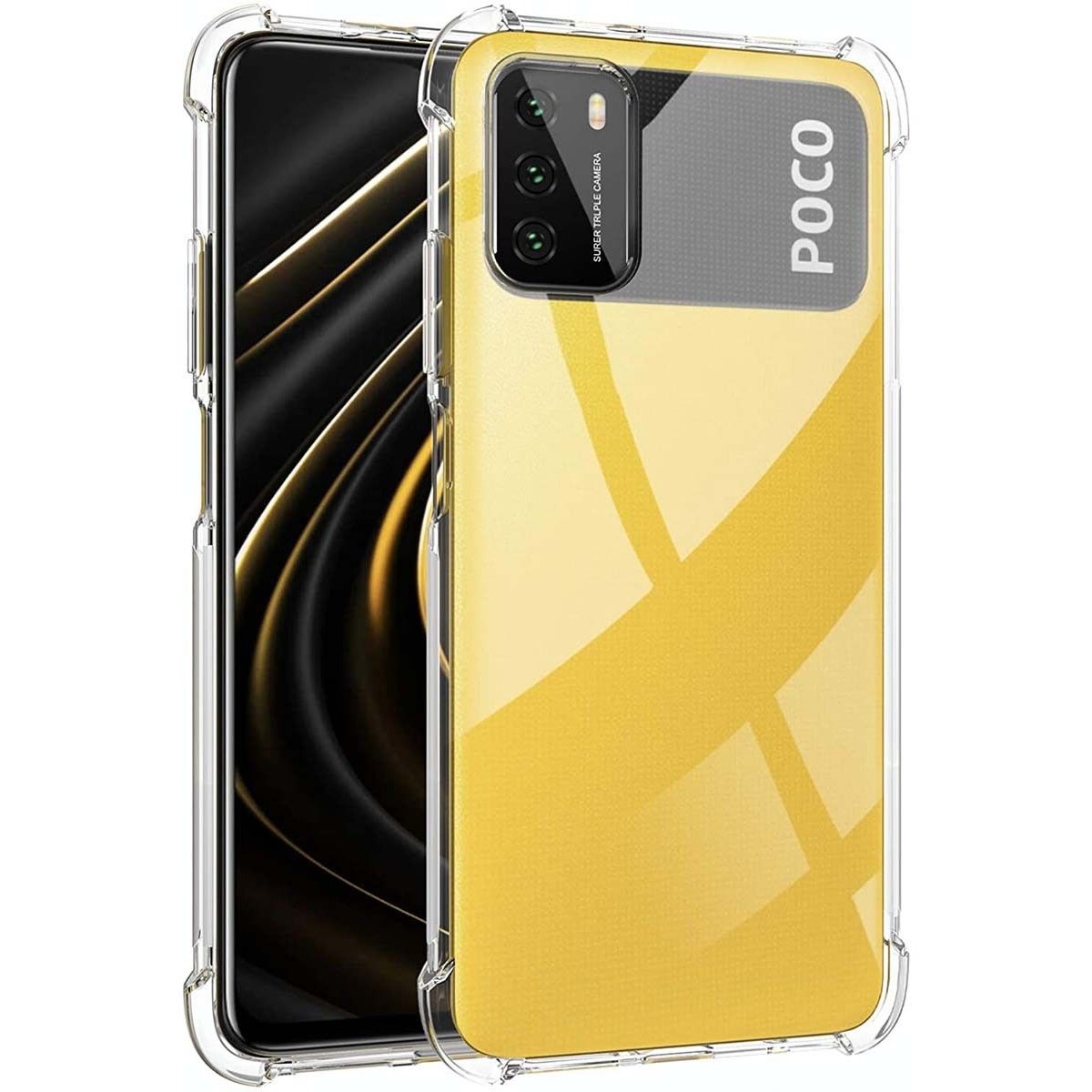 Funda Gel Tpu Anti-Shock Transparente para Xiaomi POCO M3 / Redmi 9T