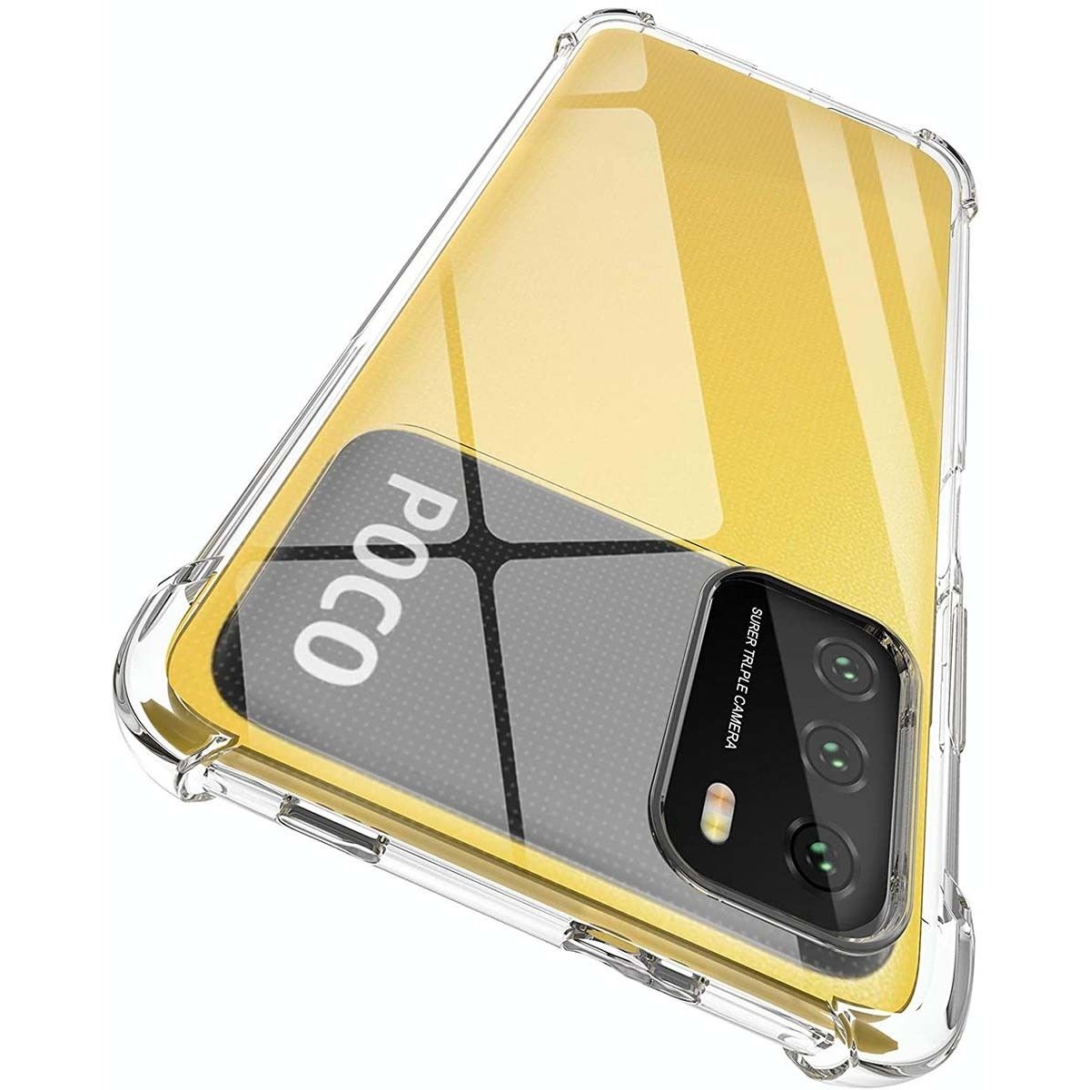 Funda Gel Tpu Anti-Shock Transparente para Xiaomi POCO M3 / Redmi 9T