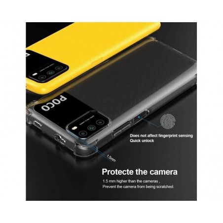 Funda Gel Tpu Anti-Shock Transparente para Xiaomi POCO M3 / Redmi 9T