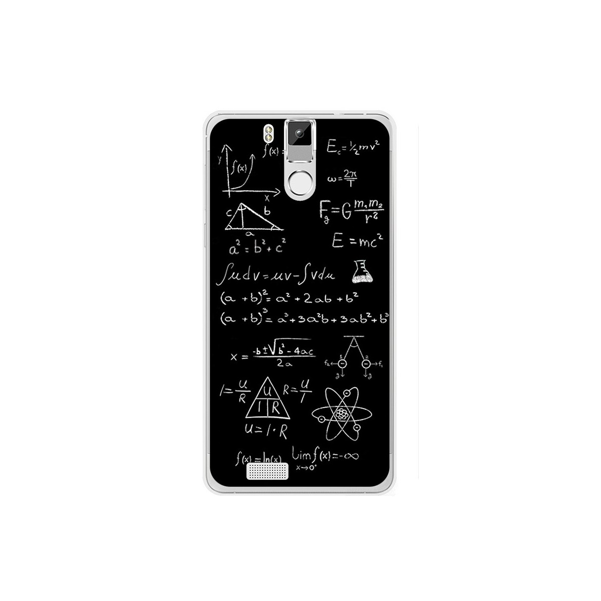 Funda Gel Tpu para Oukitel K6000 / K6000 Pro Diseño Formulas Dibujos