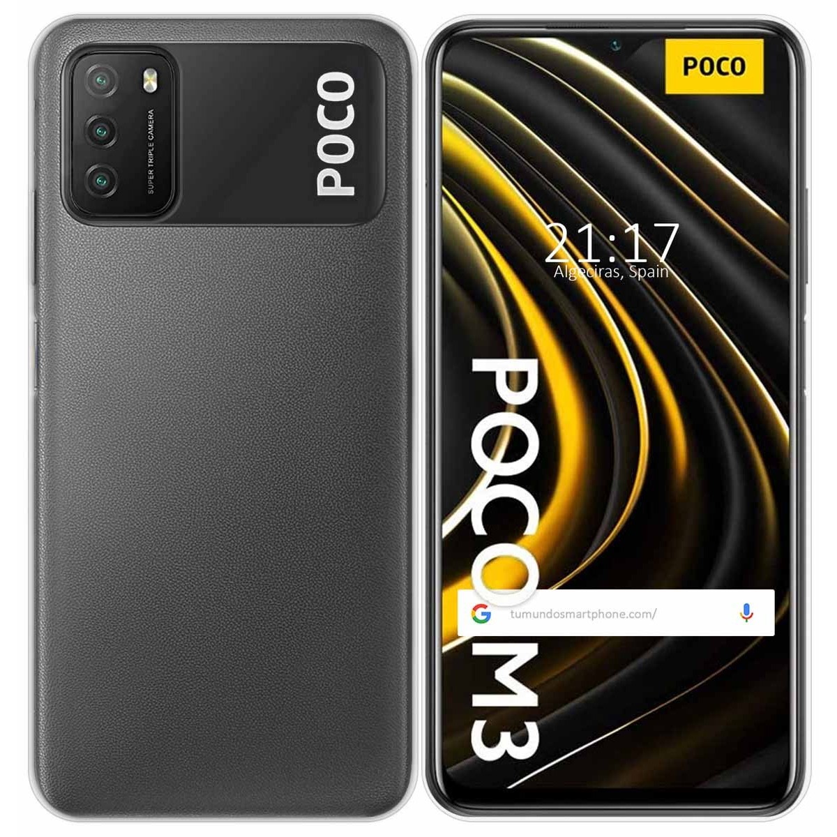 Funda Silicona Gel TPU Transparente para Xiaomi POCO M3 / Redmi 9T