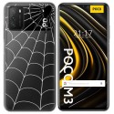 Funda Gel Transparente para Xiaomi POCO M3 / Redmi 9T diseño Araña Dibujos