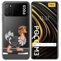 Funda Gel Transparente para Xiaomi POCO M3 / Redmi 9T diseño Avestruz Dibujos