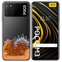 Funda Gel Transparente para Xiaomi POCO M3 / Redmi 9T diseño Bufalo Dibujos