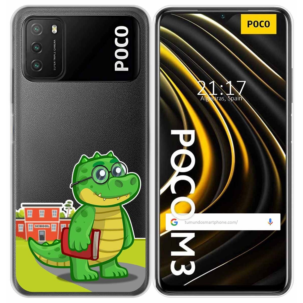 Funda Gel Transparente para Xiaomi POCO M3 / Redmi 9T diseño Coco Dibujos