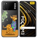 Funda Gel Transparente para Xiaomi POCO M3 / Redmi 9T diseño Jirafa Dibujos