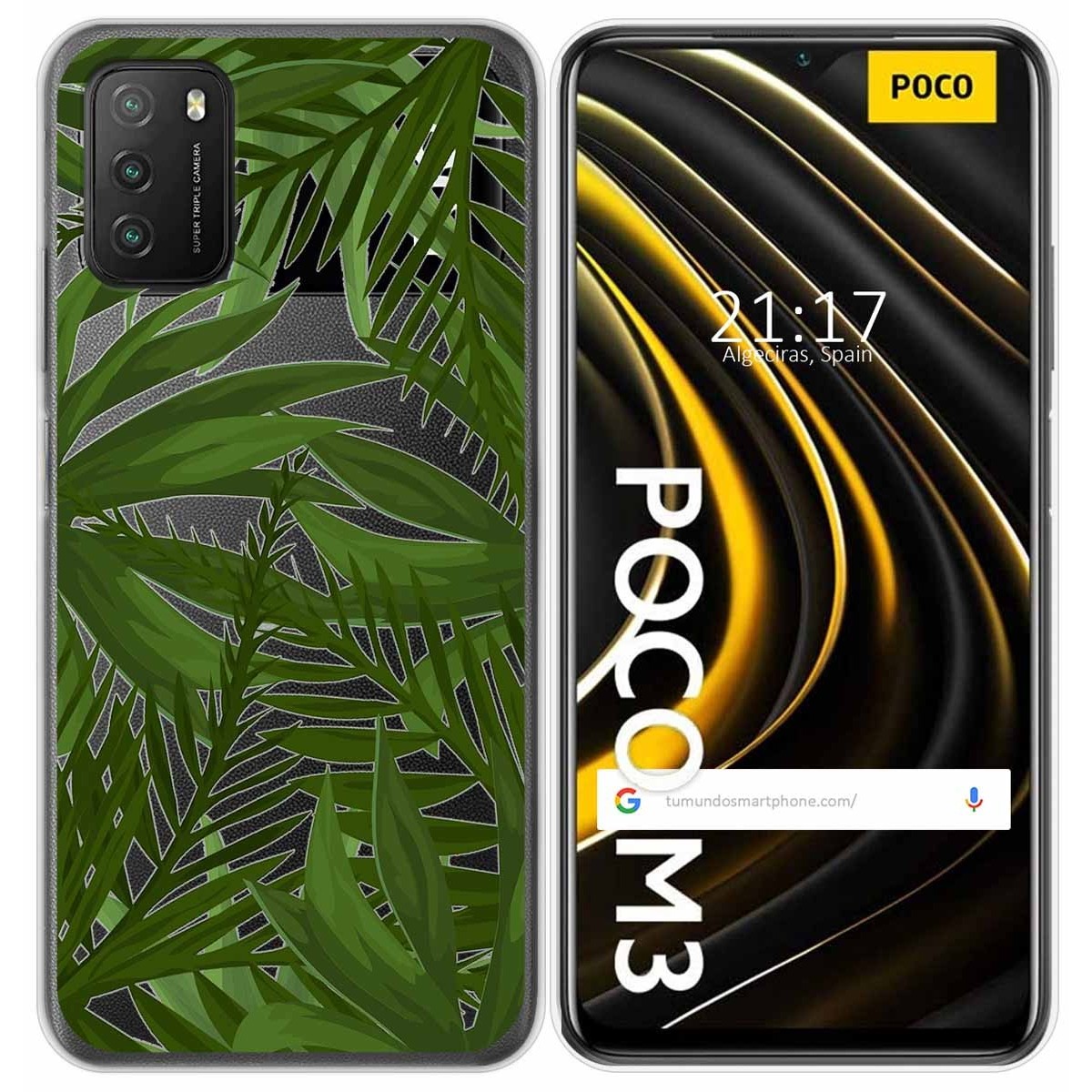 Funda Gel Transparente para Xiaomi POCO M3 / Redmi 9T diseño Jungla Dibujos