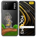 Funda Gel Transparente para Xiaomi POCO M3 / Redmi 9T diseño Mono Dibujos