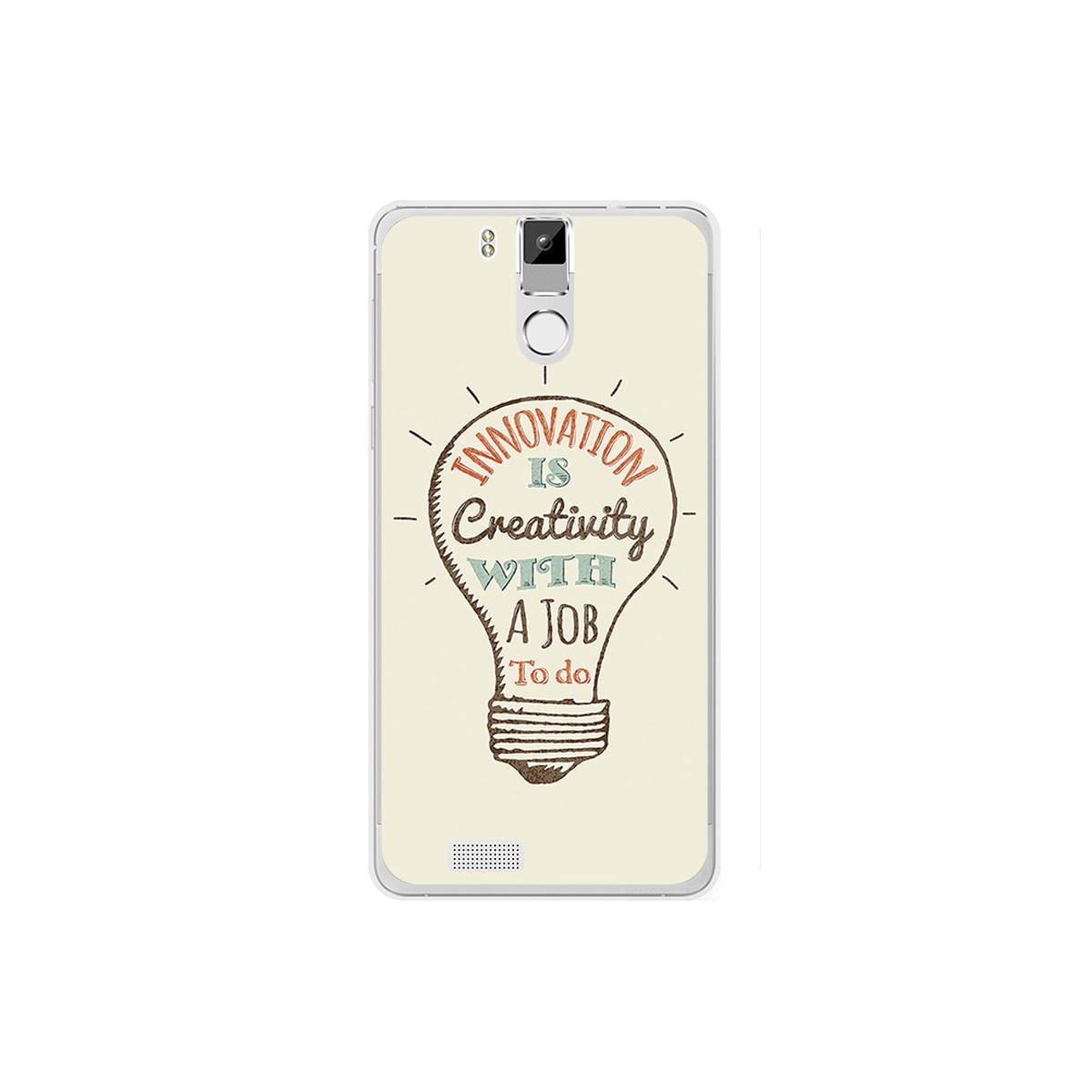 Funda Gel Tpu para Oukitel K6000 / K6000 Pro Diseño Creativity Dibujos