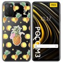 Funda Gel Transparente para Xiaomi POCO M3 / Redmi 9T diseño Piña Dibujos
