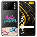 Funda Gel Transparente para Xiaomi POCO M3 / Redmi 9T diseño Summer Dibujos