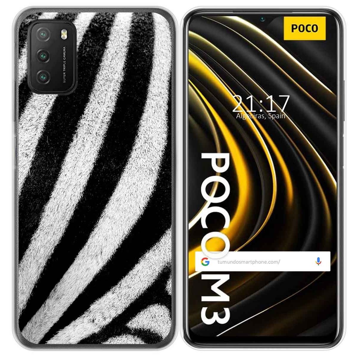 Funda Gel Tpu para Xiaomi POCO M3 / Redmi 9T diseño Animal 02 Dibujos
