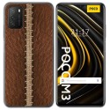 Funda Gel Tpu para Xiaomi POCO M3 / Redmi 9T diseño Cuero 01 Dibujos
