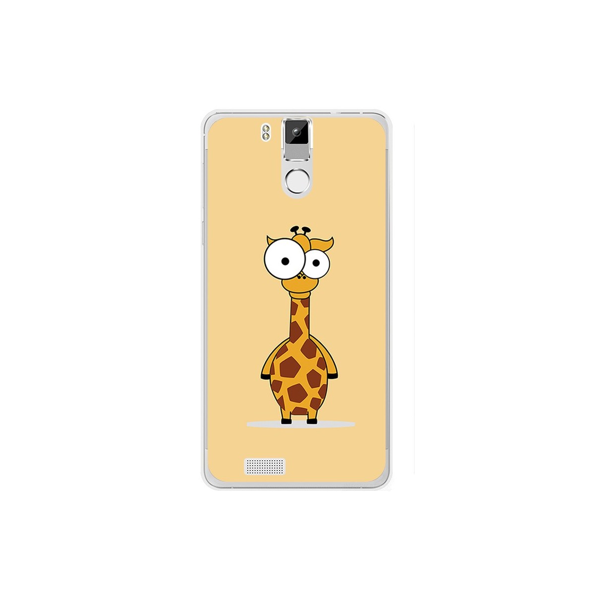 Funda Gel Tpu para Oukitel K6000 / K6000 Pro Diseño Jirafa Dibujos