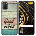 Funda Gel Tpu para Xiaomi POCO M3 / Redmi 9T diseño Madera 01 Dibujos