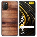 Funda Gel Tpu para Xiaomi POCO M3 / Redmi 9T diseño Madera 02 Dibujos