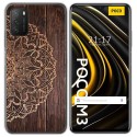 Funda Gel Tpu para Xiaomi POCO M3 / Redmi 9T diseño Madera 06 Dibujos