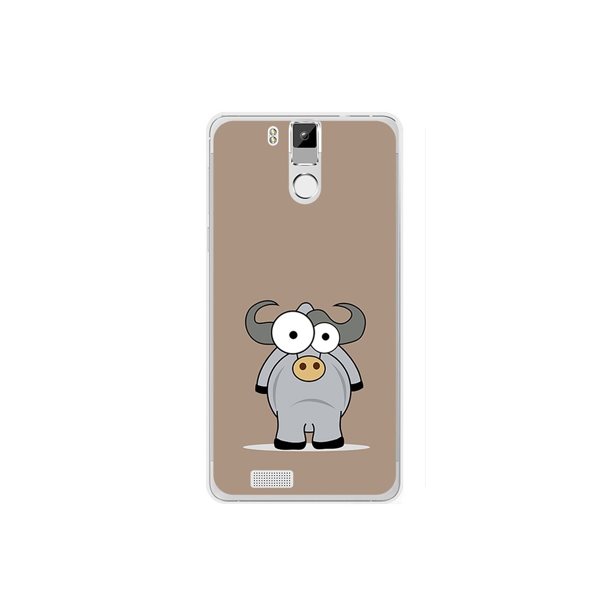 Funda Gel Tpu para Oukitel K6000 / K6000 Pro Diseño Toro Dibujos