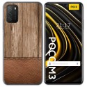 Funda Gel Tpu para Xiaomi POCO M3 / Redmi 9T diseño Madera 09 Dibujos