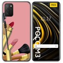 Funda Gel Tpu para Xiaomi POCO M3 / Redmi 9T diseño Brochas Dibujos