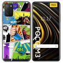Funda Gel Tpu para Xiaomi POCO M3 / Redmi 9T diseño Comic Dibujos