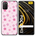 Funda Gel Tpu para Xiaomi POCO M3 / Redmi 9T diseño Flores Dibujos
