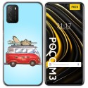 Funda Gel Tpu para Xiaomi POCO M3 / Redmi 9T diseño Furgoneta Dibujos