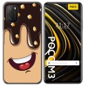 Funda Gel Tpu para Xiaomi POCO M3 / Redmi 9T diseño Helado Chocolate Dibujos