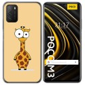 Funda Gel Tpu para Xiaomi POCO M3 / Redmi 9T diseño Jirafa Dibujos