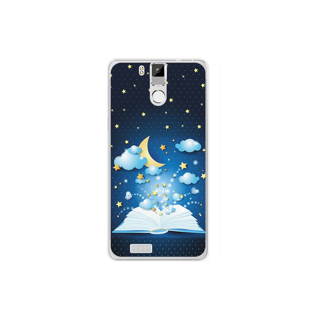 Funda Gel Tpu para Oukitel K6000 / K6000 Pro Diseño Libro Cuentos Dibujos