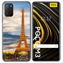 Funda Gel Tpu para Xiaomi POCO M3 / Redmi 9T diseño Paris Dibujos