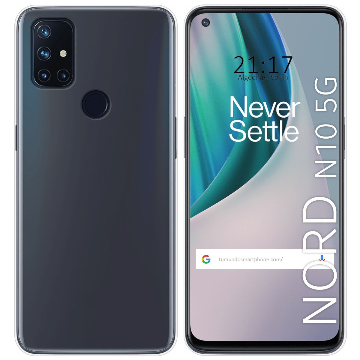 Funda Silicona Gel TPU Transparente para Oneplus Nord N10 5G