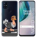 Funda Gel Transparente para Oneplus Nord N10 5G diseño Avestruz Dibujos