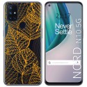 Funda Gel Transparente para Oneplus Nord N10 5G diseño Hojas Dibujos