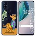 Funda Gel Transparente para Oneplus Nord N10 5G diseño Jirafa Dibujos