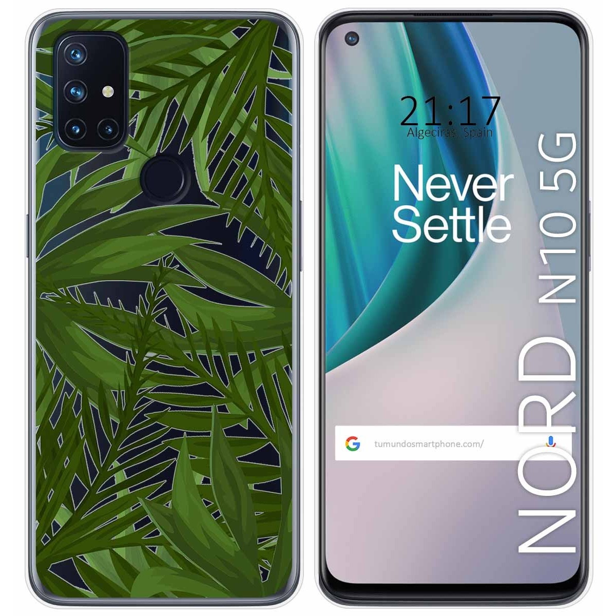 Funda Gel Transparente para Oneplus Nord N10 5G diseño Jungla Dibujos