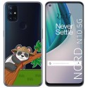 Funda Gel Transparente para Oneplus Nord N10 5G diseño Panda Dibujos