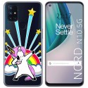 Funda Gel Transparente para Oneplus Nord N10 5G diseño Unicornio Dibujos
