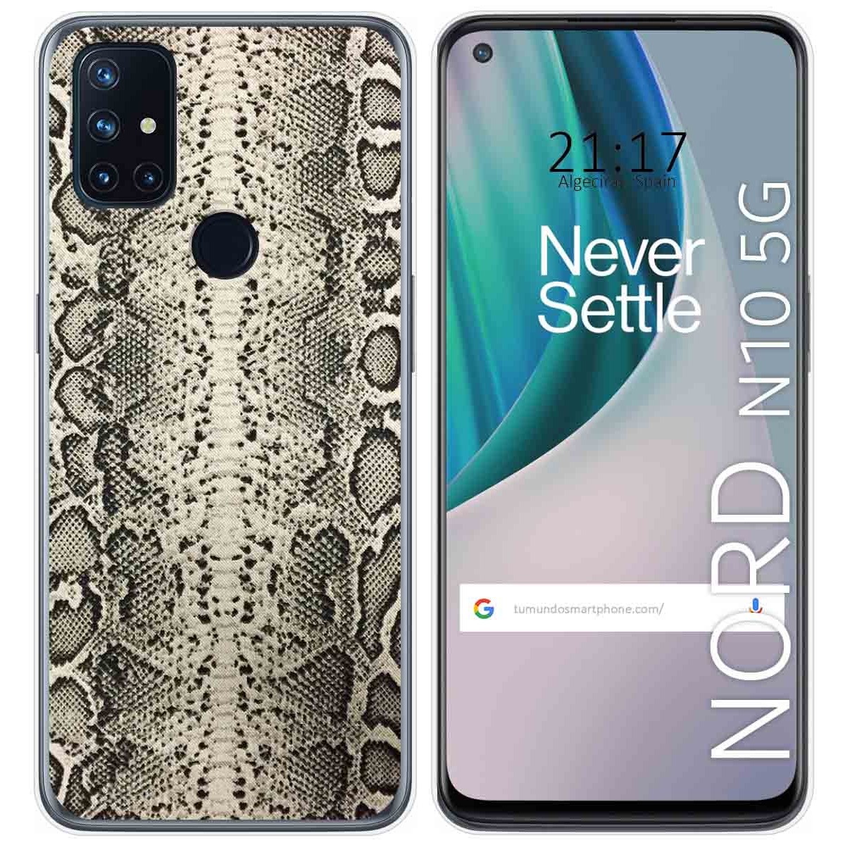 Funda Gel Tpu para Oneplus Nord N10 5G diseño Animal 01 Dibujos