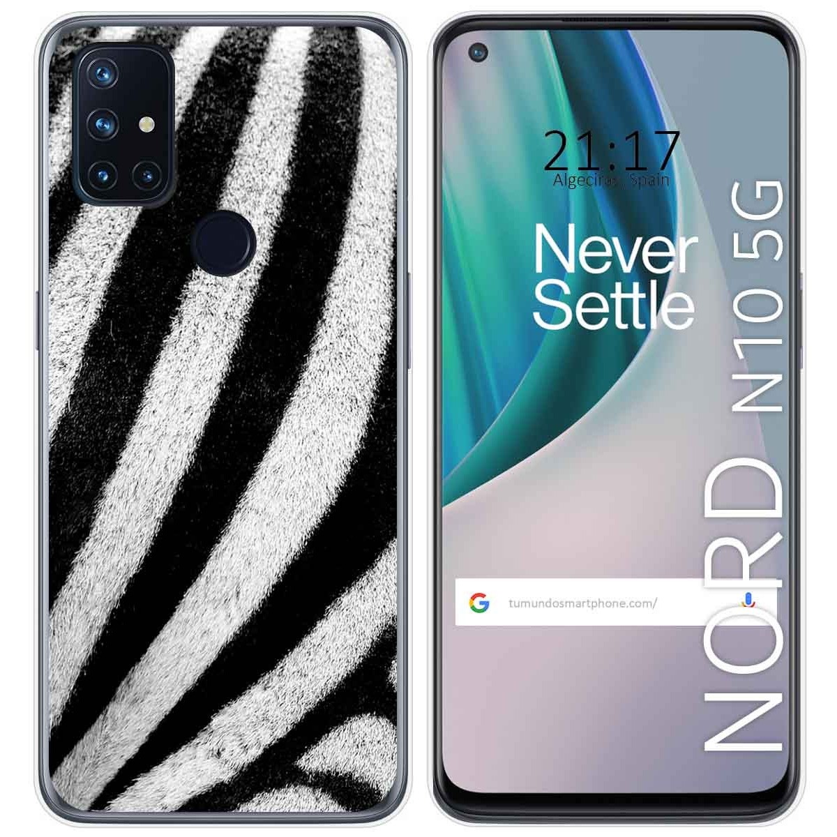 Funda Gel Tpu para Oneplus Nord N10 5G diseño Animal 02 Dibujos
