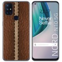 Funda Gel Tpu para Oneplus Nord N10 5G diseño Cuero 01 Dibujos