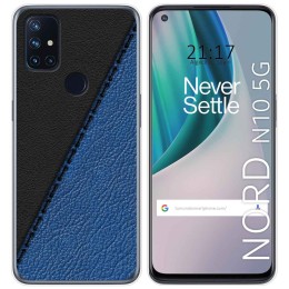 Funda Gel Tpu para Oneplus Nord N10 5G diseño Cuero 02 Dibujos