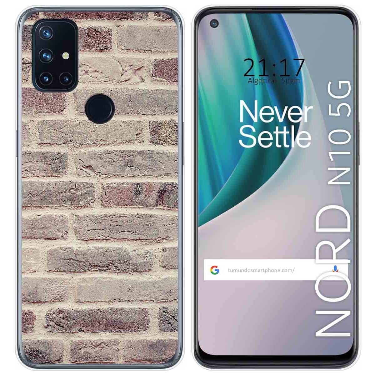 Funda Gel Tpu para Oneplus Nord N10 5G diseño Ladrillo 01 Dibujos