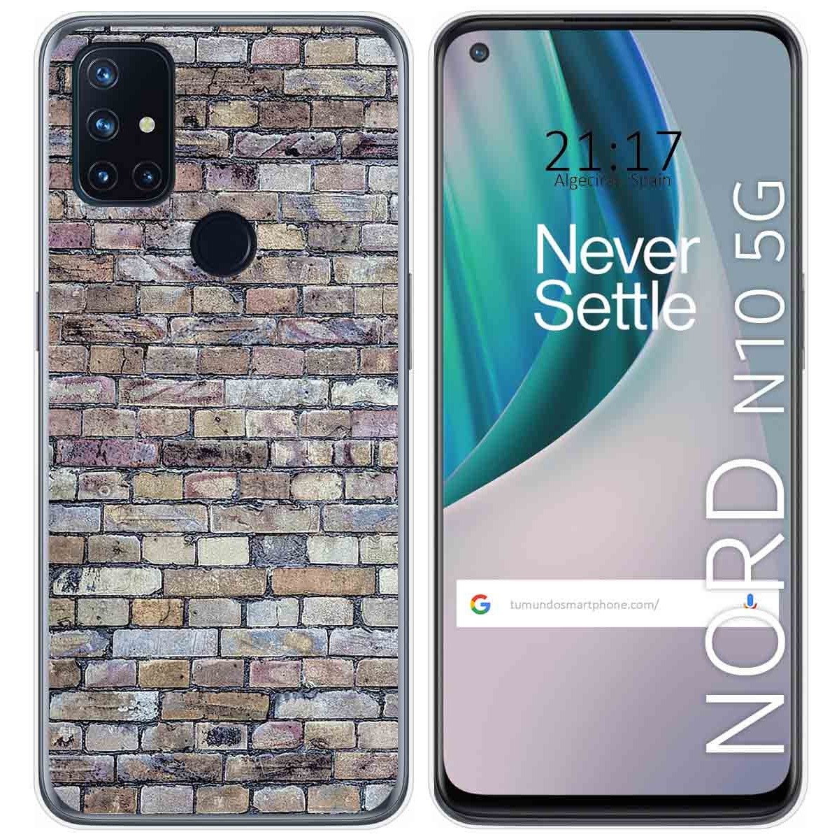 Funda Gel Tpu para Oneplus Nord N10 5G diseño Ladrillo 02 Dibujos